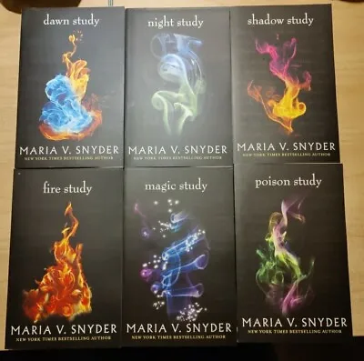 Poision Study (Chronicles Of Ixia) 6 Book Set By Maria V. Snyder (Like New) • £20