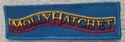 Vintage Nos - Embroidered Molly Hatchet Rock Band Patch 5 ×1.5  • $9.99