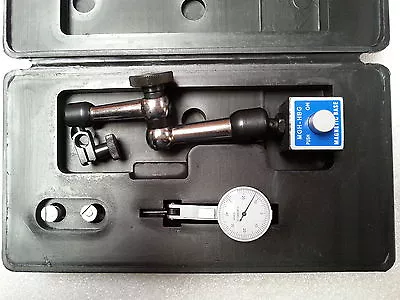 £44.80 • Buy Mini-Magnetic Stand Holder With 0-0.8mm Dial Test Indicator (DTI)
