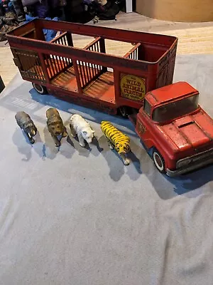 Buddy L Wild Animal Circus Truck & Animals (4) Original 1960s Vintage • $155