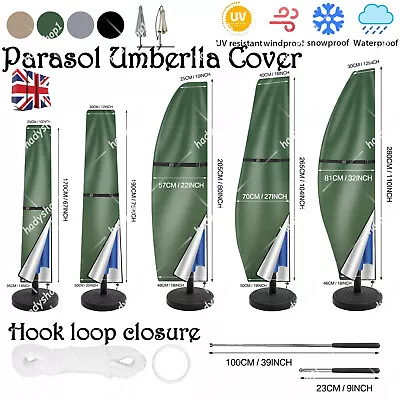 Garden Parasol Cover Patio Umbrella Heavy Duty Waterproof Furniture Protector • £7.99