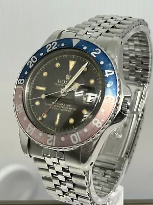 Rolex GMT-Master PCG 1675 Vintage 1960 Jubilee Bracelet B&P • $31990