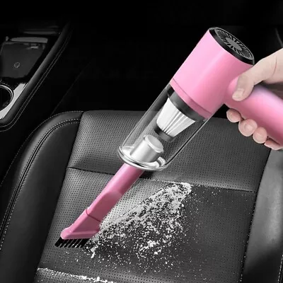 4500Pa Handheld Car Vacuum Cleaner 50W 12V Mini Car Plug Vacuum Cleaner • $18.99