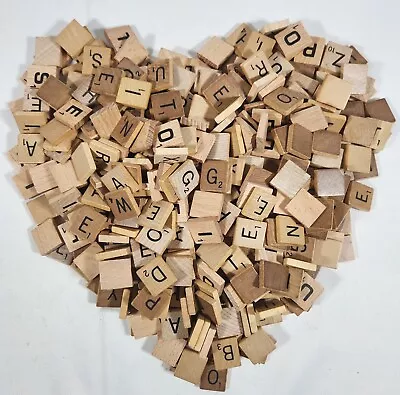 Vintage 400 PCS Lot Scrabble Wooden Tiles Board Game Replacements Crafts  • $26.90