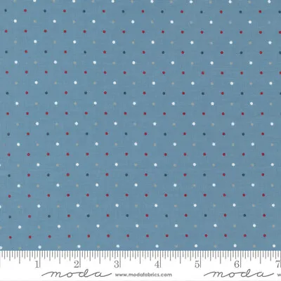 Moda Old Glory Quilt Fabric Magic Dot Style 5206/13 Sky • $12.99