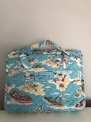 Vera Bradley NWT Iconic Hanging Travel Organizer BEACH TOILE Lighthouse/Nautical • $89.99