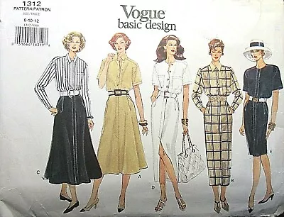 Vogue's Basic Design Pattern 1312  Size-8-10-12 • $20