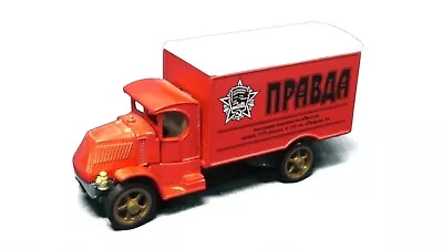 Matchbox PP06 Mack 1920 AC Van  Pravda  - Red 1/50 Die-cast MIB • $29