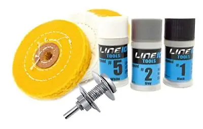 Line10 Tools Metal Buffing Wheel Kit For Drill With 3 Step Polishing Compound • $24.80