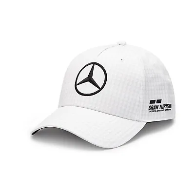 Mercedes AMG Petronas Lewis Hamilton 2023 KIDS Baseball Cap White Free UK Ship • £21.95