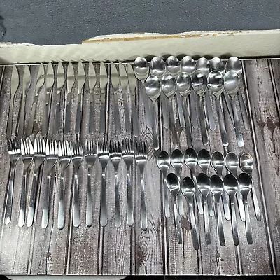 Ikea Stainless Flatware 49 Pieces LOT Mid Century Modern MCM Style Design • $39.99