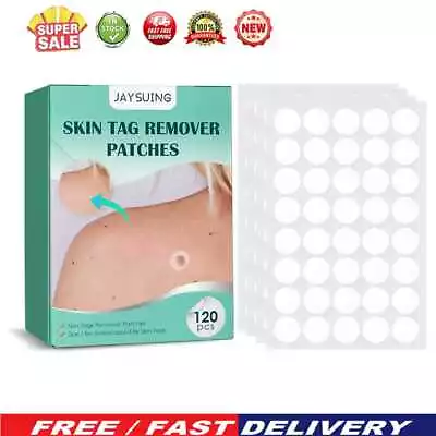 120pcs Skin Tag Remover Patch Wart Treatment Quick Absorb Plaster Hydrocolloid • £2.53