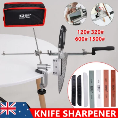 Professional Edge Knife Sharpening Fix-angle Sharpener System + 4 Stones Kitchen • $48.95