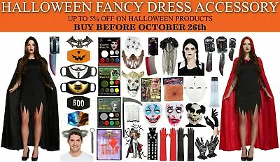 HALLOWEEN FANCY DRESS ACCESSORY Devil Witch Spooky Hanging Party Decor Lot UK • $3.02