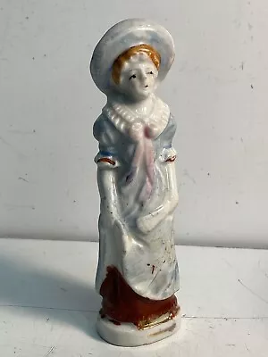 Vintage Ceramic 5” Hand Painted Girl Figurine Doll Made In Occupied Japan • $24.95