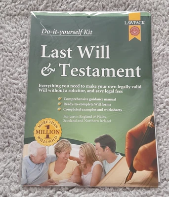 £8.99 • Buy Last Will & Testament Law Pack Unused 