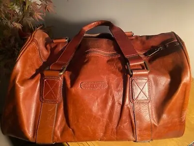 Men's Fossil Leather Gym Bag - Brown - NWOT • $99.99