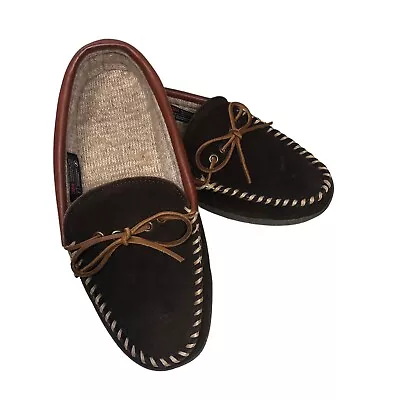 Cabela’s Slippers Suede Leather Moc 3M Thinsulate Water Resistant  Mens Size 8M • $35