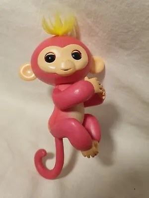 $39.99 • Buy WowWee Fingerlings Monkey Pink Bella Toy Working! Makes Sounds Talks Loose
