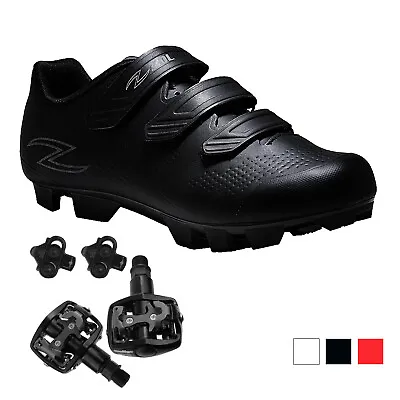 Zol Raptor MTB And Indoor Cycling Shoes With Pedals And Cleats • $90.90