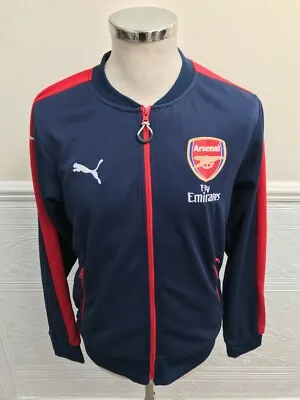 £52.71 • Buy BNWT Puma Arsenal Away 2016-2017 Navy Blue Tracksuit Top SIZE Small - Brand New