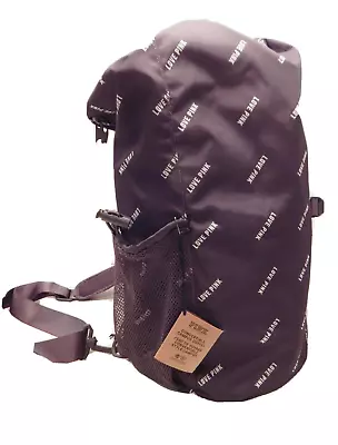 Pink Victoria Secret Gray Convertible Campus Duffel Bag Backpack  • $20