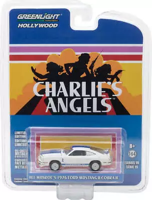 Greenlight 1976 Ford Mustang Cobra II Charlie's Angels Hollywood 1:64 • $6.99