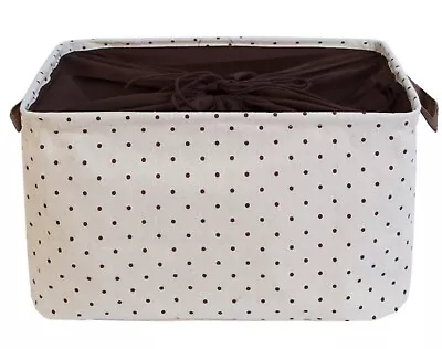 £14.50 • Buy DOKEHOM 15-Inches Canvas Drawstring Storage Basket (Medium 15 ) - 4x