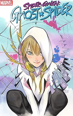 SPIDER-GWEN: GHOST-SPIDER #1 (PEACH MOMOKO EXCLUSIVE VARIANT)(2024) ~ Marvel • $14.99