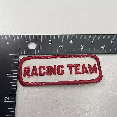 VINTAGE Red RACING TEAM Patch (Motorcycle / Car Racing) 002M • $5.95