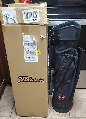 Vintage Titleist Dewars Burton Golf Bag Black Red  New • $119