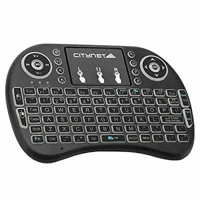 Mini Wireless Keyboard & Touchpad With LED Backlit 2.4Ghz USB RF PC Raspberry Pi • $14.99