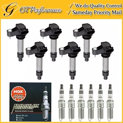 Quality Ignition Coil & NGK Spark Plug 6PCS Set For Buick Cadillac GMC Suzuki V6 • $236.03