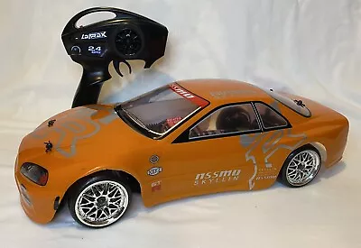 Vaterra V100 1/10 On-Road 4WD Skyline R34 GTR Excellent Condition RC Drift Car • $219