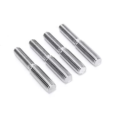 4Pcs Double End Screw Bolts 304 Stainless Steel M10*1.5 To M12*1.75 Threaded • $18.99