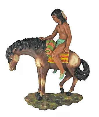 Universal Statuary Corp. 1961 Native American Indian Brave On Horse Wall Hanging • $29.99