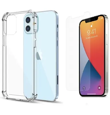 $7.49 • Buy For IPhone 14+ 13 12 11 Pro Xs Max 8 7 6s Case Hybrid Acrylic CLEAR Tough Cover