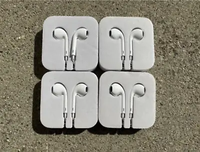 LOT OF 4 OEM Apple Earpods Wired Earbuds For Devices With 3.5mm Headphone Jack • $16.99