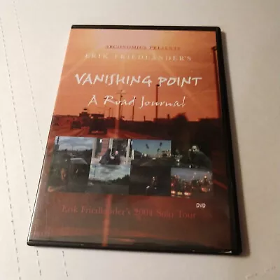 Erik Friedlander VANISHING POINT Road Journal DVD 2004 Solo Tour • $19.87