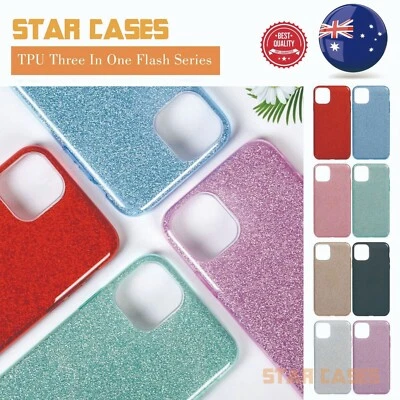 IPhone15 14 Plus 13 12Pro Max Shockproof Bling Glitter Sparkling Case Slim Cover • $7.99