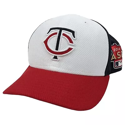 New Era Fitted Hat Cap MLB Minnesota Twins ASG 2014 Patch Sz 7 1/8 RARE • $18.78