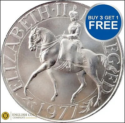 1977 Crown Unc - The Queen Silver Jubliee • £1.49