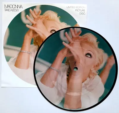 NEAR MINT! Madonna Take A Bow 7  VINYL 45 PICTURE DISC 1994 Ltd Ed • £23.99