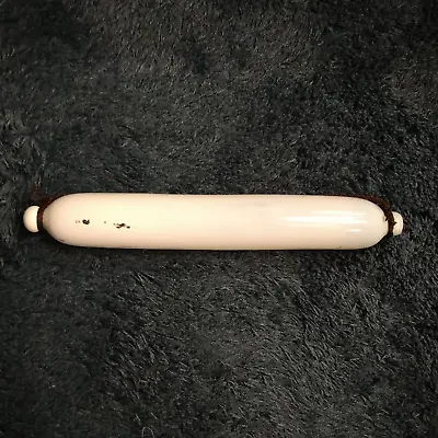 19th Century Nailsea Opalescent Glass Rolling Pin • £19.99
