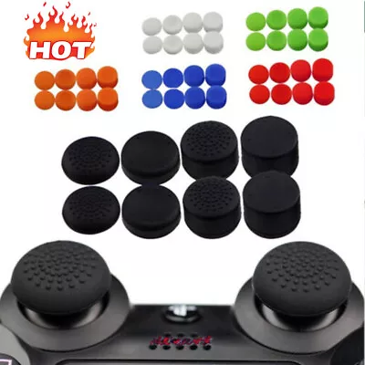 For PS4 Xbox One Controller 8PCS Comfort Silicone Thumb Stick Grip Cover Key Cap • $4.72