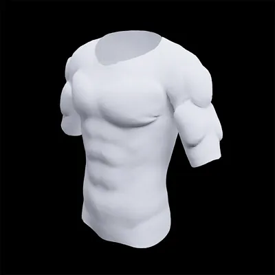 Men Invisible Muscle Body Suit With Chest Male Undershirt Soft Wear Underwear Pa • $35