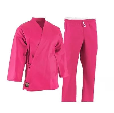 Pink ProForce Lightweight Martial Arts Karate Uniform Elastic Waist • $35.99