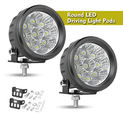 2X 3.5  90W LED Round OffRoad Driving Spot Lights Work Foglight Pods 4WD UTV ATV • $31.49