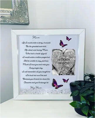 Personalised Mum Box Photo Frame Heaven Memorial Grieving Gift Unique Keepsake  • £16.99