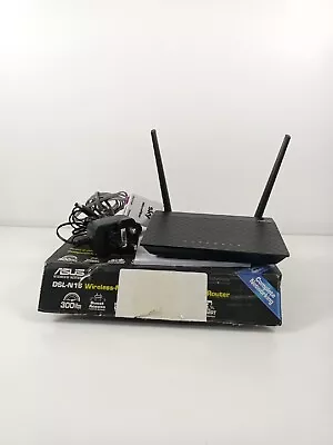 ASUS DSL-N16 300Mbps Wi-Fi VDSL/ADSL Modem Router - Wireless N300 • £16.45